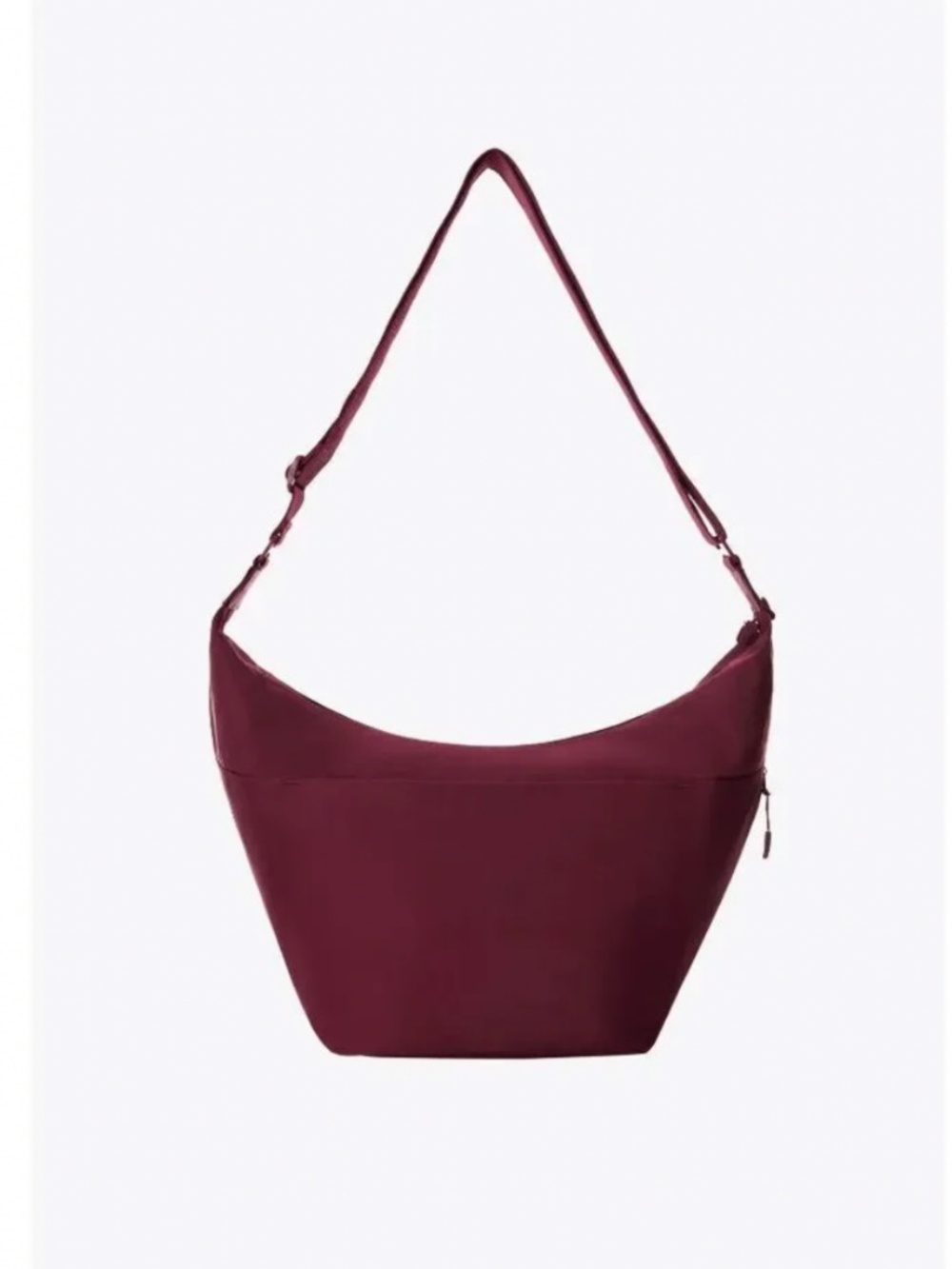 Beis The Crescent Catchall Tote in Burgundy